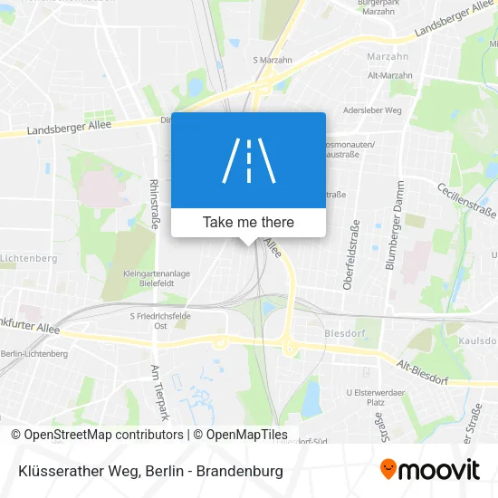 Карта Klüsserather Weg