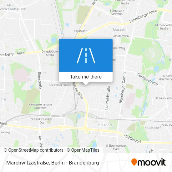 Карта Marchwitzastraße