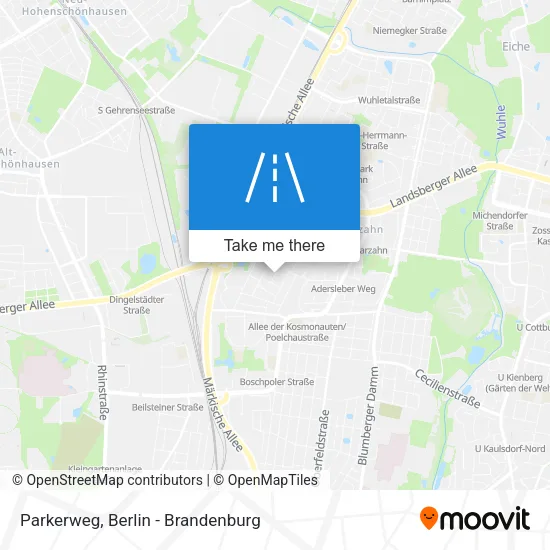 Карта Parkerweg