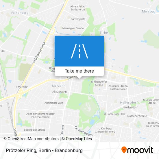 Prötzeler Ring map