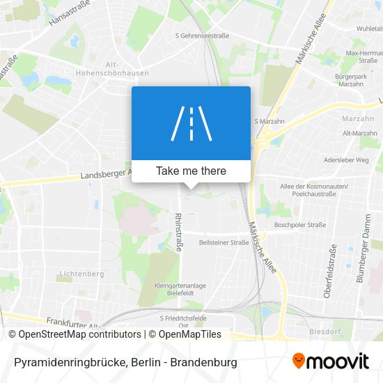 Pyramidenringbrücke map
