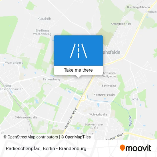 Карта Radieschenpfad