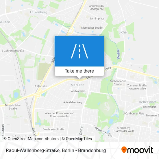 Карта Raoul-Wallenberg-Straße