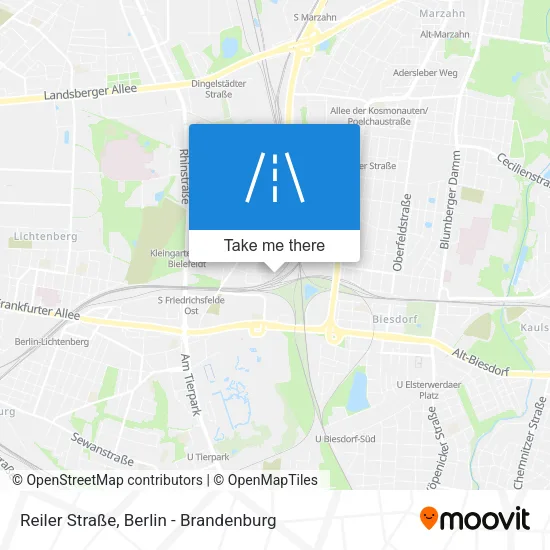 Карта Reiler Straße