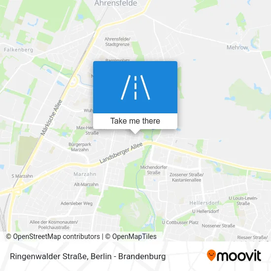 Карта Ringenwalder Straße