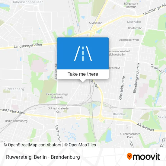 Карта Ruwersteig