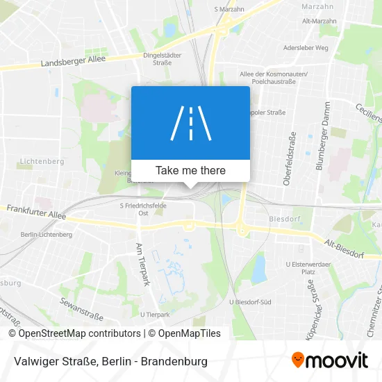 Карта Valwiger Straße