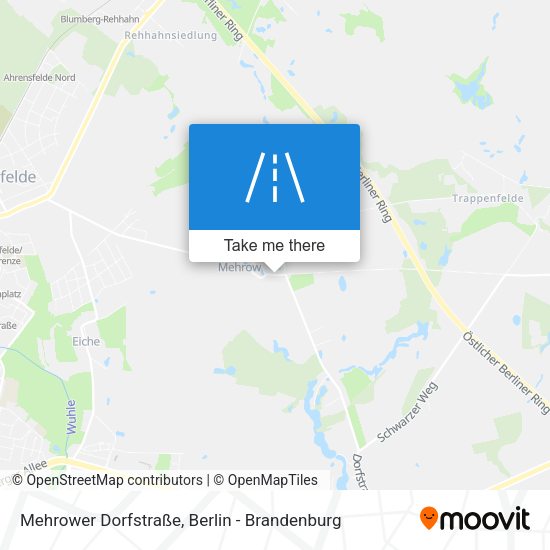 Mehrower Dorfstraße map