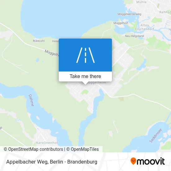 Карта Appelbacher Weg