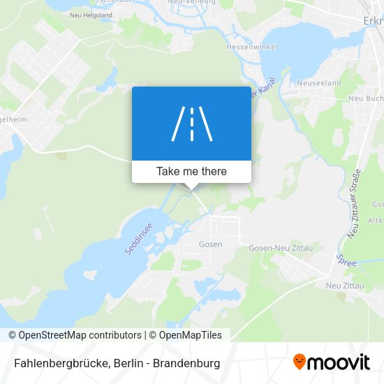 Fahlenbergbrücke map