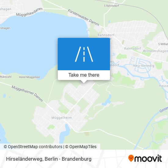 Hirseländerweg map