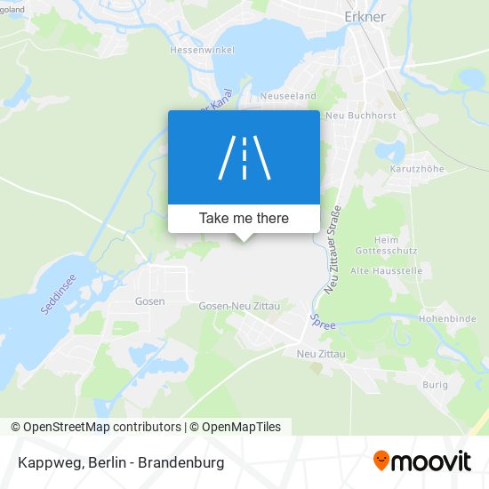 Kappweg map