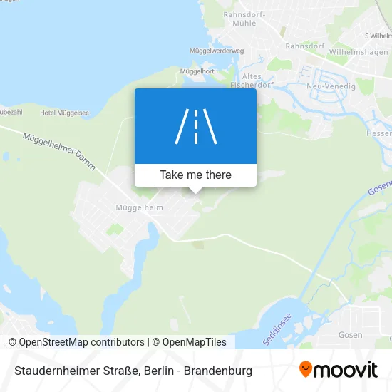 Карта Staudernheimer Straße