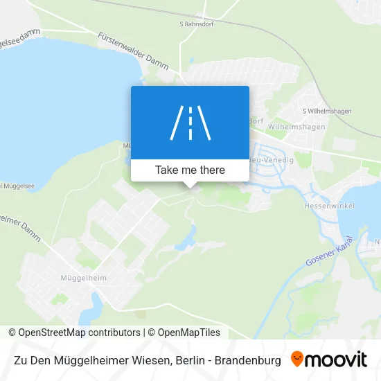 Карта Zu Den Müggelheimer Wiesen