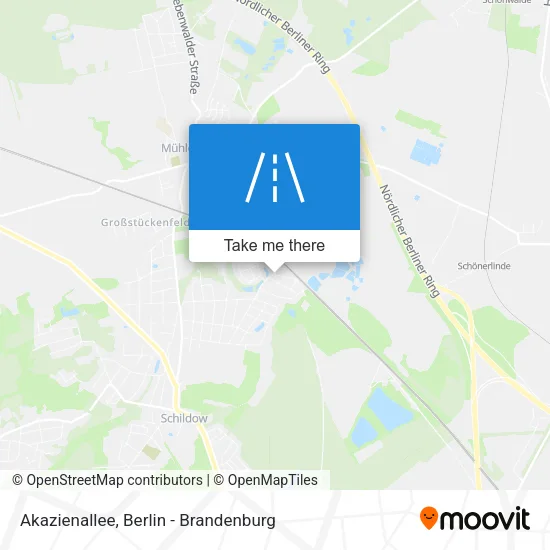 Карта Akazienallee
