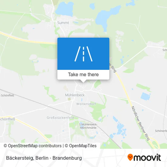 Карта Bäckersteig