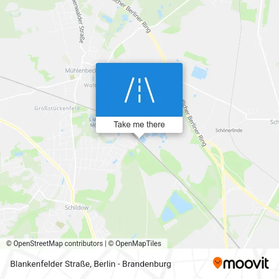 Карта Blankenfelder Straße
