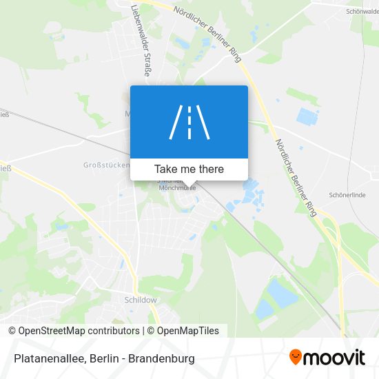 Platanenallee map