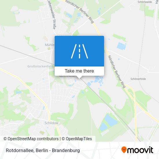 Rotdornallee map