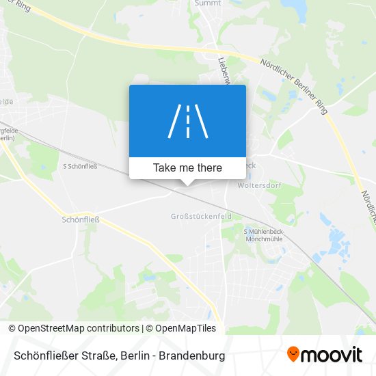 Schönfließer Straße map