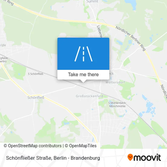 Карта Schönfließer Straße