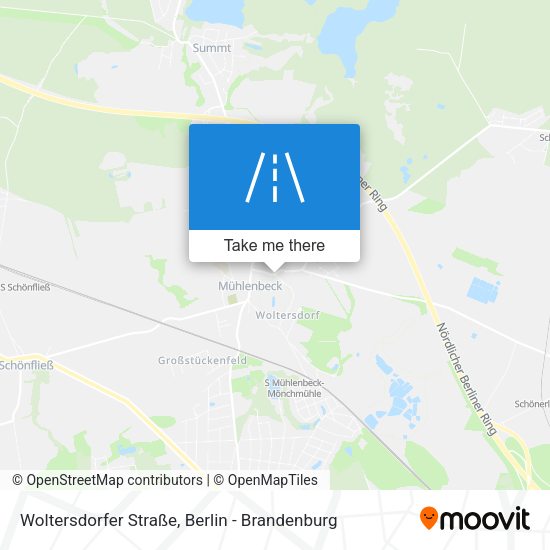 Woltersdorfer Straße map