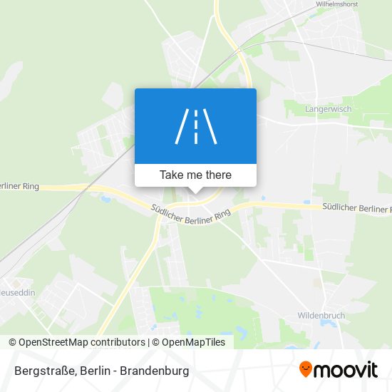 Карта Bergstraße