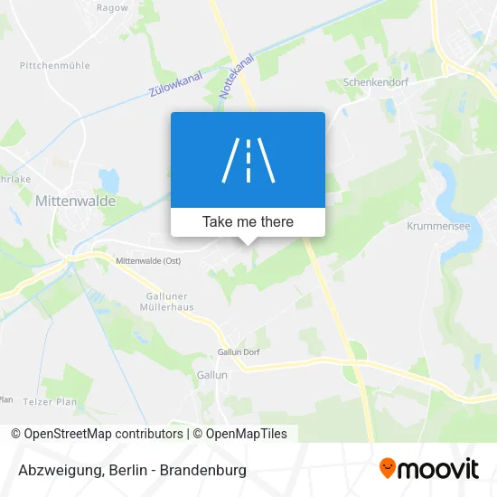 Карта Abzweigung
