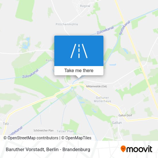 Baruther Vorstadt map