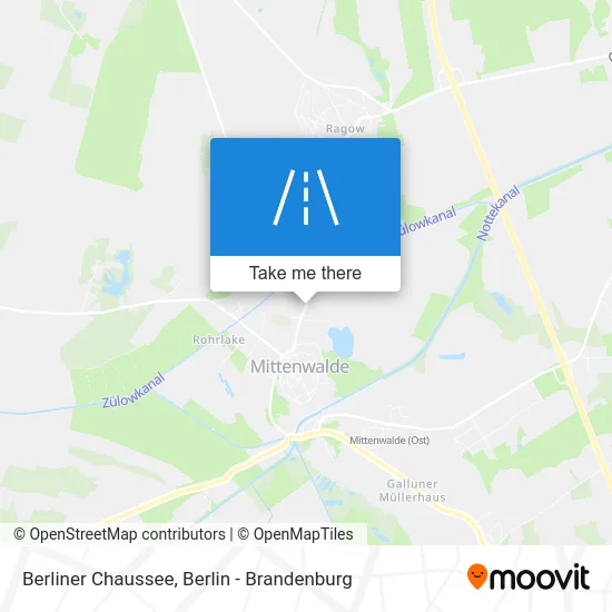 Berliner Chaussee map