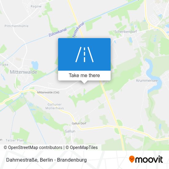 Dahmestraße map