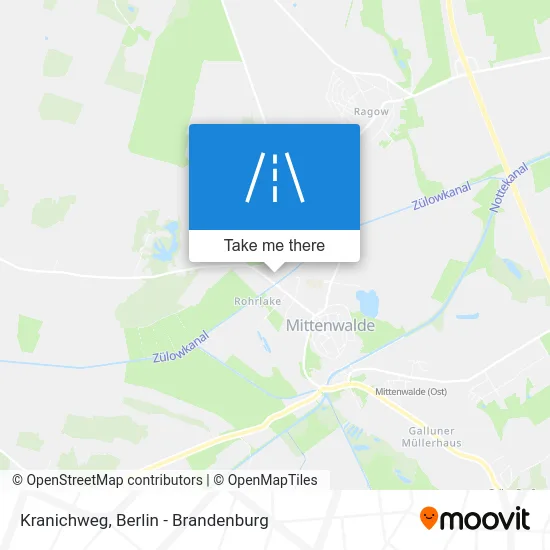 Kranichweg map