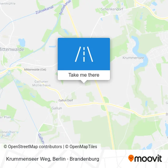 Карта Krummenseer Weg
