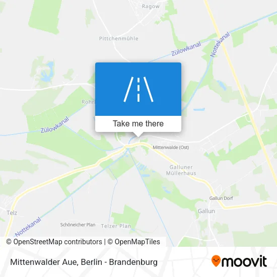 Карта Mittenwalder Aue