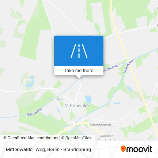 Карта Mittenwalder Weg