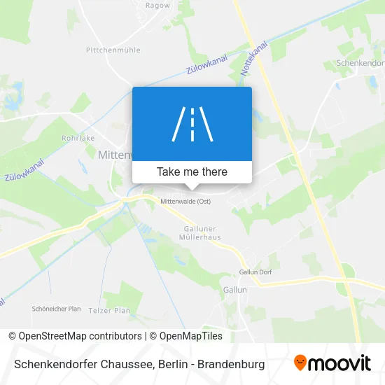 Карта Schenkendorfer Chaussee