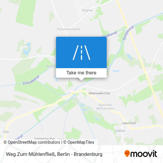 Weg Zum Mühlenfließ map