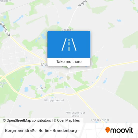 Карта Bergmannstraße