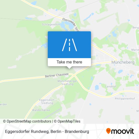 Eggersdorfer Rundweg map