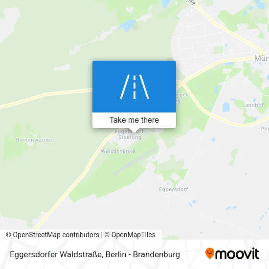 Карта Eggersdorfer Waldstraße