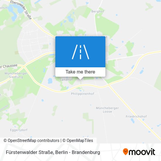 Fürstenwalder Straße map