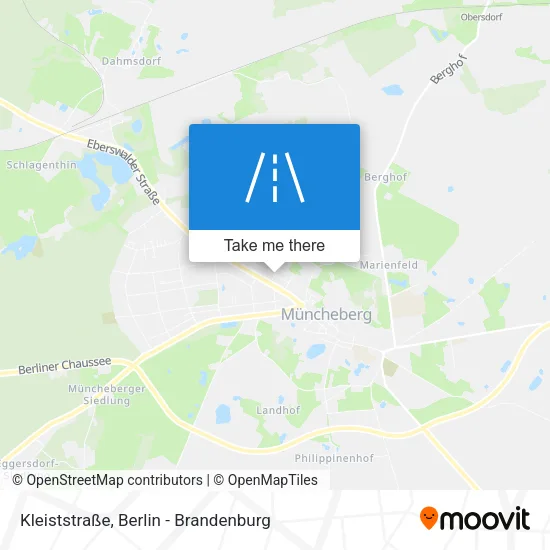 Карта Kleiststraße