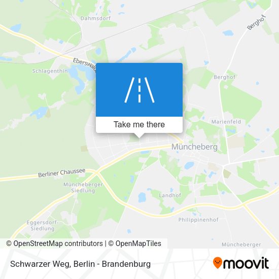 Schwarzer Weg map