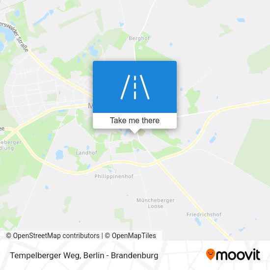 Tempelberger Weg map