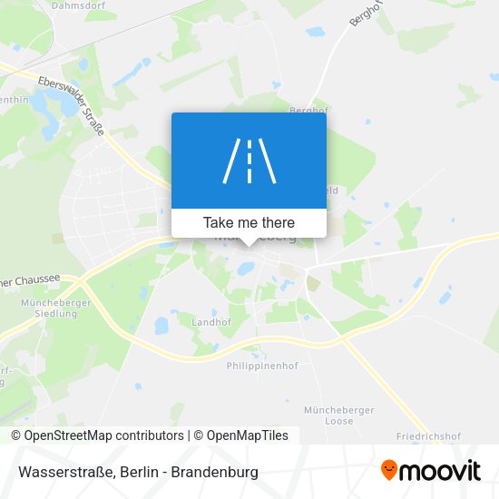 Wasserstraße map