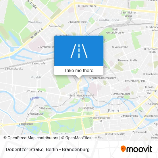 Карта Döberitzer Straße