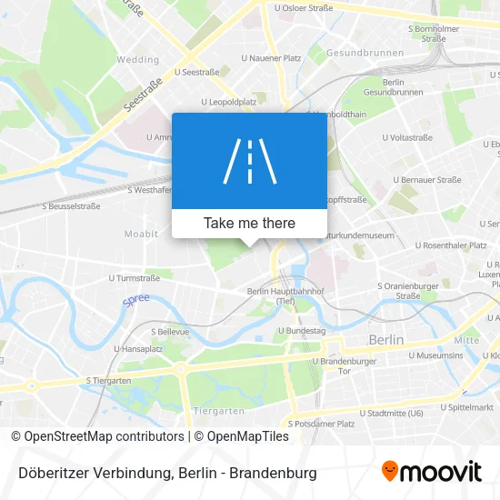 Карта Döberitzer Verbindung