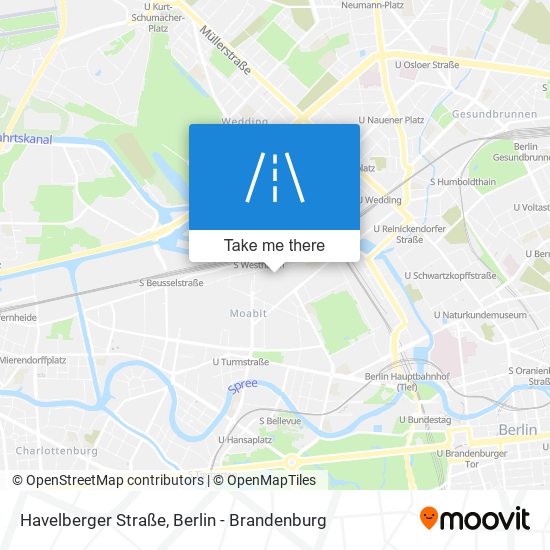 Havelberger Straße map