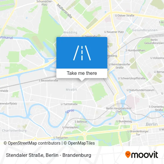 Карта Stendaler Straße