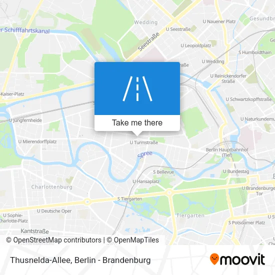 Карта Thusnelda-Allee